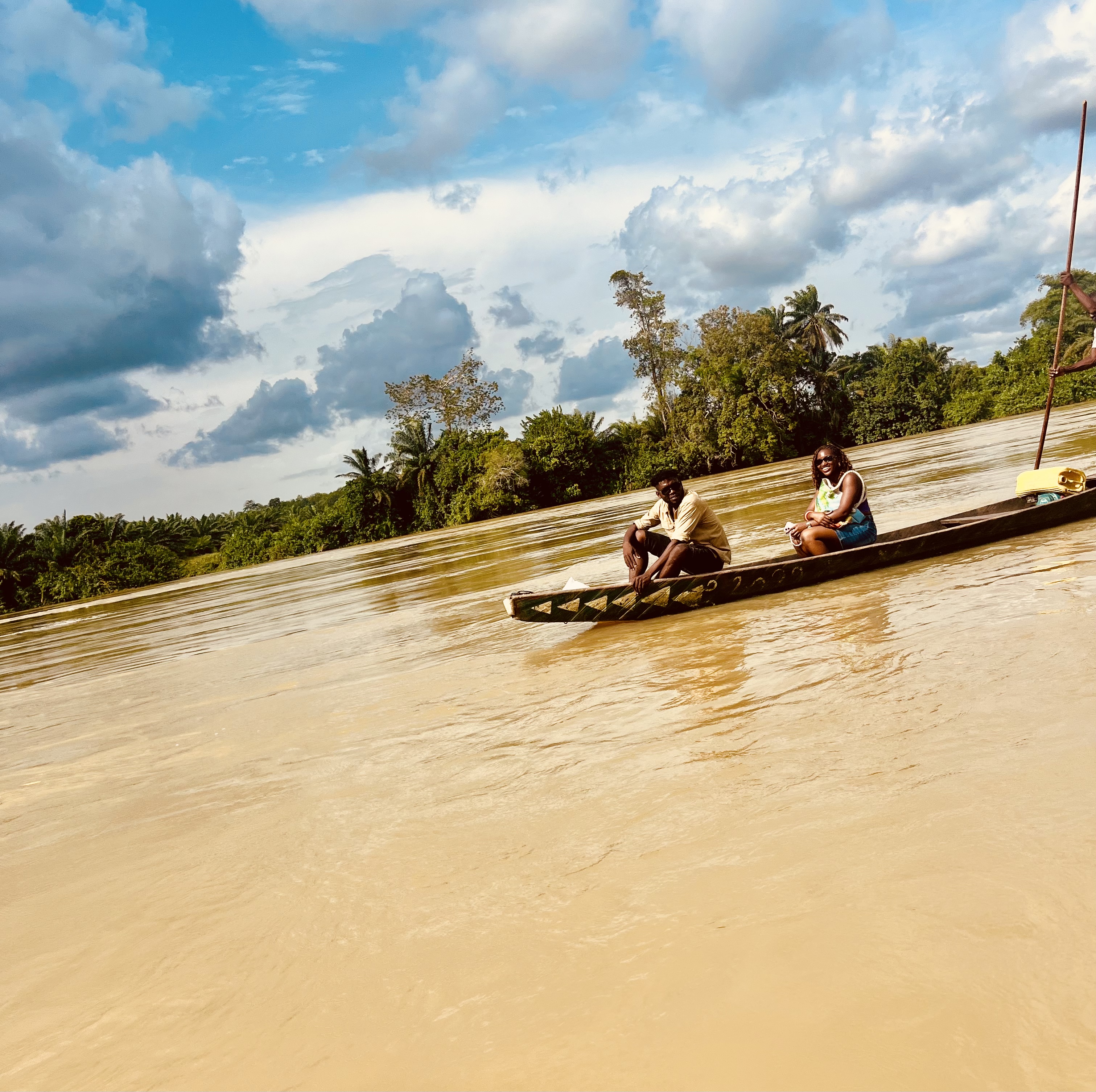 Balade en pirogue sur le fleuve Sassandra